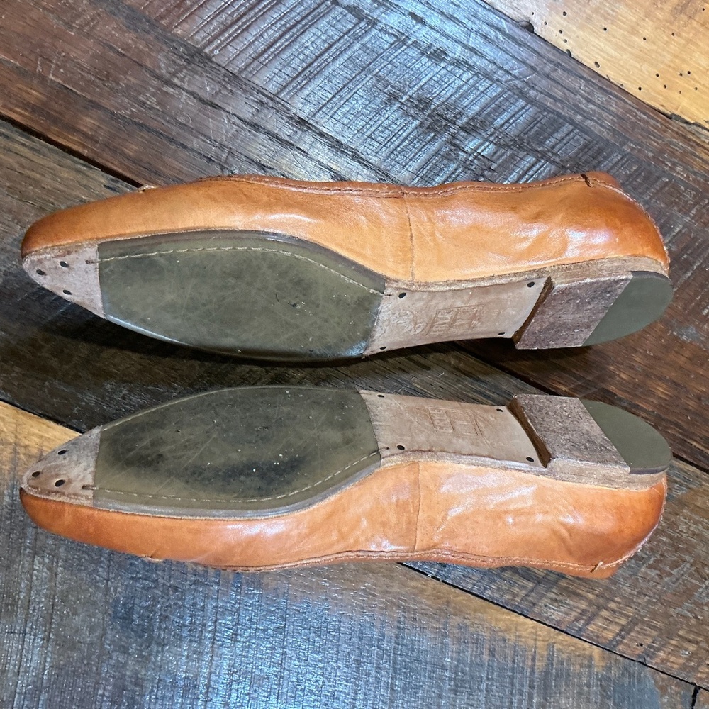 Frye Alicia Ballet Flats Brown Leather Women’s Size 7.5 - Picture 7 of 10